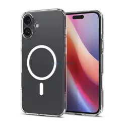   SPIGEN LIQUID CRYSTAL MAGSAFE szilikon telefonvédő (ütésállóság, légpárnás sarok, MagSafe) ÁTLÁTSZÓ Apple iPhone 16 Plus