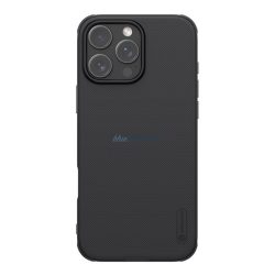  NILLKIN SUPER FROSTED PRO MAGNETIC műanyag telefonvédő (mágneses, ütésállóság, gumírozott) FEKETE Apple iPhone 16 Pro