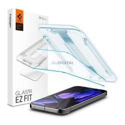   SPIGEN EZ FIT képernyővédő üveg 2db (2.5D, tokbarát, ultravékony, 0.2mm, 9H + segédkeret) ÁTLÁTSZÓ Google Pixel 9 Pro, Pixel 9