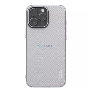 NILLKIN SUPER FROSTED PRO műanyag telefonvédő (ütésállóság, gumírozott, érdes felület) SÖTÉTSZÜRKE Apple iPhone 16 Pro Max