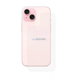   Hátlapvédő üveg (2.5D, 9H) ÁTLÁTSZÓ Apple iPhone 15 Plus