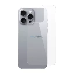   Hátlapvédő üveg (2.5D, 9H) ÁTLÁTSZÓ Apple iPhone 16 Pro Max