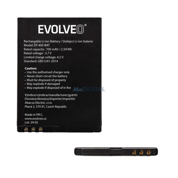 EVOLVEO akku 700mAh LI-ION Evolveo EP-400 EasyPhone ID