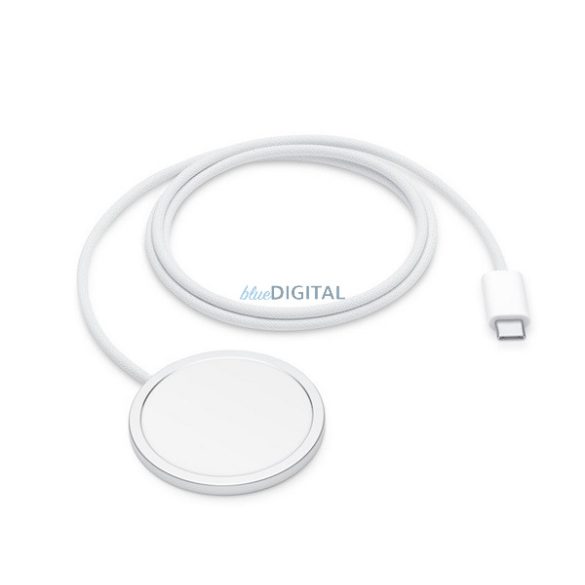 APPLE MagSafe töltő (Type-C, gyorstöltő, wireless, MagSafe, 100cm, MHXH3ZM/A utód) FEHÉR Apple iPhone 12 mini, iPhone 13, iPhone 16 Pro