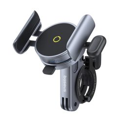   BASEUS PRIMETRIP kerékpáros telefontartó (kormányra rögzíthető, mágneses, 5.2-7.2" méret) FEKETE