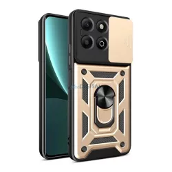   Defender szilikon telefonvédő (ütésállóság, tartógyűrű, kameravédő) ARANY Honor X6b