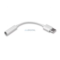   Designed for SAMSUNG adapter kábel (3.5mm jack aljzat - Type-C, EE-UC10JUWEGWW kompatibilis, GP-TGU022MV utódja) FEHÉR