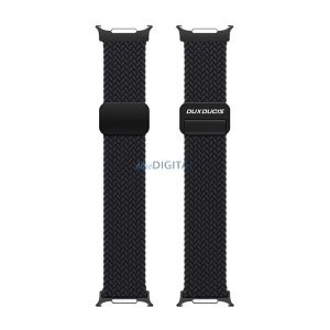 DUX DUCIS pótszíj (egyedi méret, textil, állítható) SÖTÉTSZÜRKE Samsung Galaxy Watch Ultra eSIM 47mm (SM-L705)