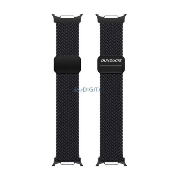 DUX DUCIS pótszíj (egyedi méret, textil, állítható) SÖTÉTSZÜRKE Samsung Galaxy Watch Ultra eSIM 47mm (SM-L705)