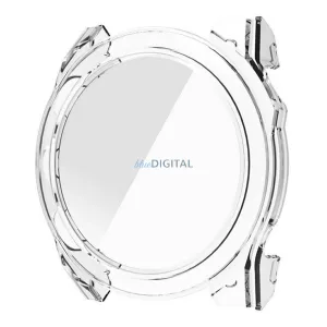 Műanyag keret (BUMPER, ütésállóság + kijelzővédő üveg) ÁTLÁTSZÓ Garmin Fenix 8 47mm