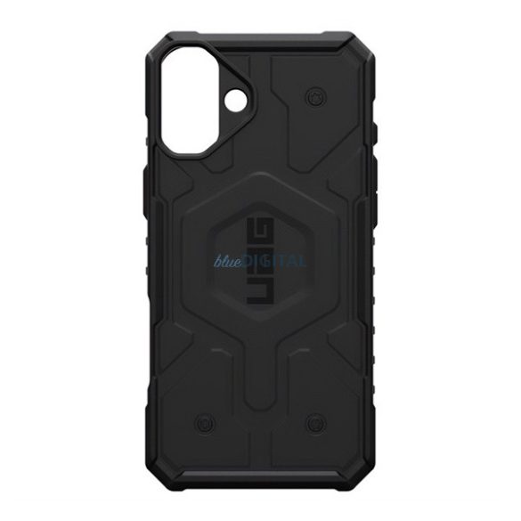 UAG PATHFINDER defender műanyag telefonvédő (erős ütésállóság, légpárnás sarok, MagSafe) FEKETE Apple iPhone 16 Plus