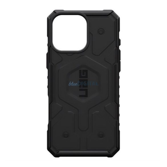 UAG PATHFINDER defender műanyag telefonvédő (erős ütésállóság, légpárnás sarok, MagSafe) FEKETE Apple iPhone 16 Pro Max