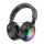HOCO W48 bluetooth fejhallgató SZTEREO (v5.3, kártyaolvasó, 3.5mm jack aljzat, RGB) FEKETE HOCO W48 bluetooth fejhallgató SZTEREO (v5.3, kártyaolvasó, 3.5mm jack aljzat, RGB) FEKETE