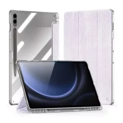   DUX DUCIS UNID tok álló, textil hatású (aktív FLIP, oldalra nyíló, TRIFOLD, asztali tartó, ceruza tartó) LILA Samsung Galaxy Tab S10 Plus LTE (SM-X826B), Galaxy Tab S10 Plus WIFI (SM-X820)