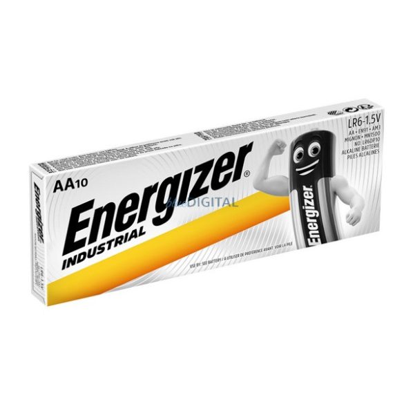 ENERGIZER tartós elem (AA, LR06, 1.5V, alkáli) 10db/csomag