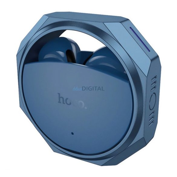 HOCO SPINNER bluetooth fülhallgató SZTEREO (v5.4, TWS, mikrofon + töltőtok) VILÁGOSKÉK