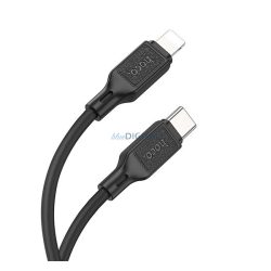   HOCO X90 adatkábel (Type-C - lightning, 20W, PD gyorstöltő, 100cm) FEKETE