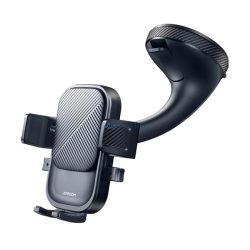  JOYROOM autós tartó (szélvédőre, tapadókorongos, automata, 360°, 4.7-6.8" méret) FEKETE