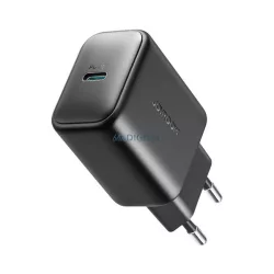   JOYROOM hálózati töltő Type-C aljzat (20W, PD gyorstöltő) FEKETE