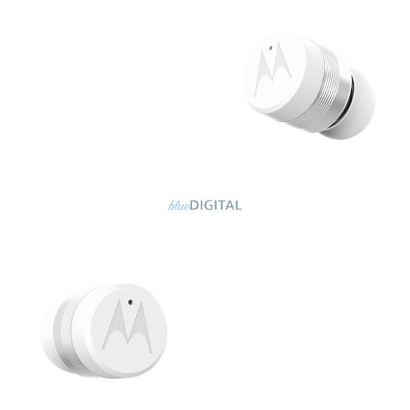 MOTOROLA BUDS 120 bluetooth fülhallgató SZTEREO (v5.3, TWS, mikrofon, IPX5 + töltőtok) FEHÉR