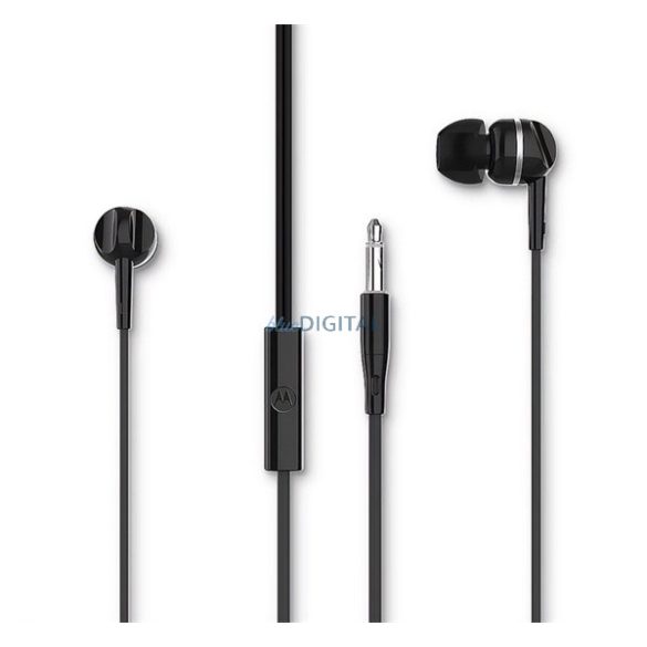 MOTOROLA EARBUDS 105 fülhallgató SZTEREO (3.5mm jack, felvevő gomb) FEKETE