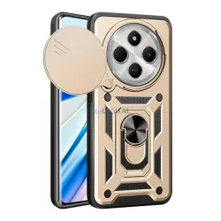   Defender szilikon telefonvédő (ütésállóság, tartógyűrű, kameravédő) ARANY Xiaomi Redmi 14C 4G