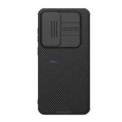   NILLKIN CAMSHIELD PRO szilikon telefonvédő (ütésállóság, kameravédő, csíkos) SÖTÉTKÉK Samsung Galaxy S24 FE 5G (SM-S721)