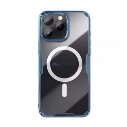   NILLKIN NATURE PRO MAGNETIC műanyag telefonvédő (ütésállóság, légpárnás sarok, MagSafe) SÖTÉTKÉK Apple iPhone 16 Pro Max 5G