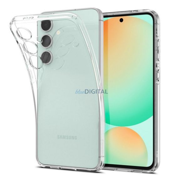 SPIGEN LIQUID CRYSTAL szilikon telefonvédő (ütésállóság, légpárnás sarok) ÁTLÁTSZÓ Samsung Galaxy S24 FE 5G (SM-S721)