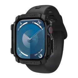   SPIGEN RUGGED ARMOR műanyag óra keret (ütésállóság) FEKETE Apple Watch Series 10 46mm