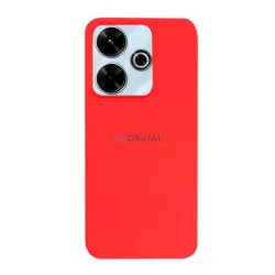 Szilikon telefonvédő (matt) PIROS Xiaomi Redmi 13 4G