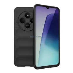   Szilikon telefonvédő (ütésállóság, kameravédő, 3D) FEKETE Xiaomi Redmi 14C 4G