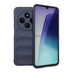   Szilikon telefonvédő (ütésállóság, kameravédő, 3D) SÖTÉTKÉK Xiaomi Redmi 14C 4G