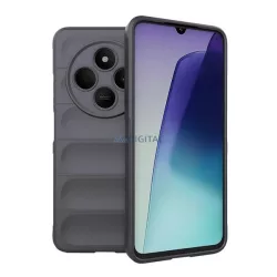   Szilikon telefonvédő (ütésállóság, kameravédő, 3D) SÖTÉTSZÜRKE Xiaomi Redmi 14C 4G