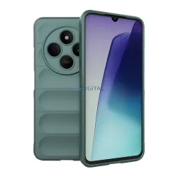   Szilikon telefonvédő (ütésállóság, kameravédő, 3D) SÖTÉTZÖLD Xiaomi Redmi 14C 4G