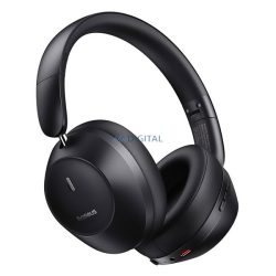   BASEUS BASS 30 MAX bluetooth fejhallgató SZTEREO (v5.3, mikrofon, zajszűrő + Type-C tápkábel) FEKETE