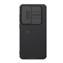   NILLKIN CAMSHIELD PRO MAGNETIC műanyag telefonvédő (ütésállóság, kameravédő, mágneses, csíkos) FEKETE Samsung Galaxy S24 FE 5G (SM-S721)