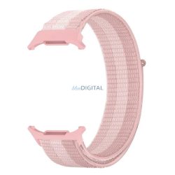   Pótszíj (egyedi méret, nylon, tépőzáras, légáteresztő) RÓZSASZÍN Samsung Galaxy Watch Ultra eSIM 47mm (SM-L705)