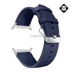   Pótszíj (egyedi méret, valódi bőr) SÖTÉTKÉK Samsung Galaxy Watch Ultra eSIM 47mm (SM-L705)