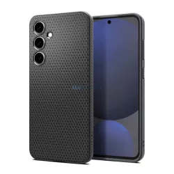  SPIGEN LIQUID AIR szilikon telefonvédő (ütésállóság, légpárnás sarok, rombusz) FEKETE Samsung Galaxy S24 FE 5G (SM-S721)