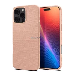   SPIGEN LIQUID AIR szilikon telefonvédő (ütésállóság, légpárnás sarok, rombusz) ROZÉARANY Apple iPhone 16 Pro Max