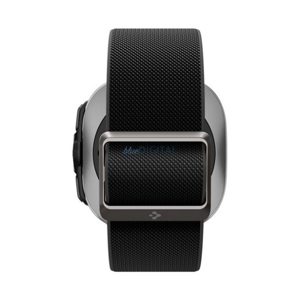 SPIGEN LITE FIT pótszíj (egyedi méret, textil) FEKETE Samsung Galaxy Watch Ultra eSIM 47mm (SM-L705)