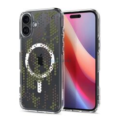   SPIGEN ULTRA HYBRID MAG műanyag telefonvédő (ütésállóság, légpárnás keret, terep minta, MagSafe) ÁTLÁTSZÓ Apple iPhone 16 5G