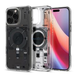   SPIGEN ULTRA HYBRID MAG NEO ONE műanyag telefonvédő (ütésállóság, légpárnás keret, MagSafe) ÁTLÁTSZÓ Apple iPhone 16 Pro 5G