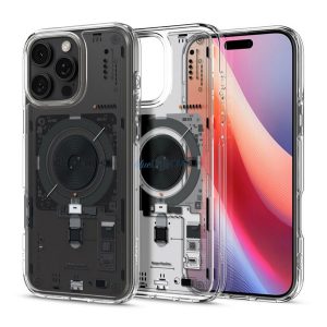 SPIGEN ULTRA HYBRID MAG NEO ONE műanyag telefonvédő (ütésállóság, légpárnás keret, MagSafe) ÁTLÁTSZÓ Apple iPhone 16 Pro 5G