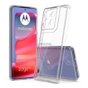 Szilikon telefonvédő (ütésállóság, átlátszó hátlap) ÁTLÁTSZÓ Motorola Edge 50 5G