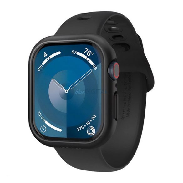 SPIGEN THIN FIT műanyag óra keret (ütésállóság) FEKETE Apple Watch Series 10 42mm