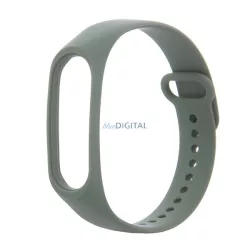   Pótszíj (egyedi méret, szilikon) SÖTÉTZÖLD Xiaomi Smart Band 9, Band 8