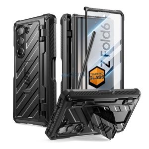 SUPCASE UNICORN BEETLE PRO műanyag védő (360°-os védelem, erős ütésállóság, műanyag előlap) FEKETE Samsung Galaxy Z Fold6 5G (SM-F956)