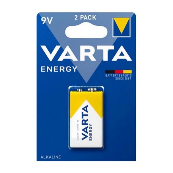 VARTA ENERGY tartós elem (6LR61, 9V, alkáli) 1db/csomag